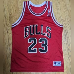 Michael Jordan Vintage Champion Basketball Jersey Size 44